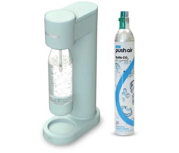 Dafi PUSHAIR SATURATOR Z NABOJEM CO2 + BUTELKA 0,7  - MIĘTOWY - 1484380 - zdjęcie 2